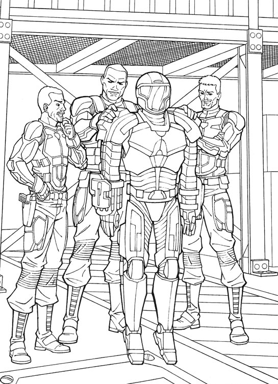 Kids-n-fun.com | 44 coloring pages of G.I. Joe